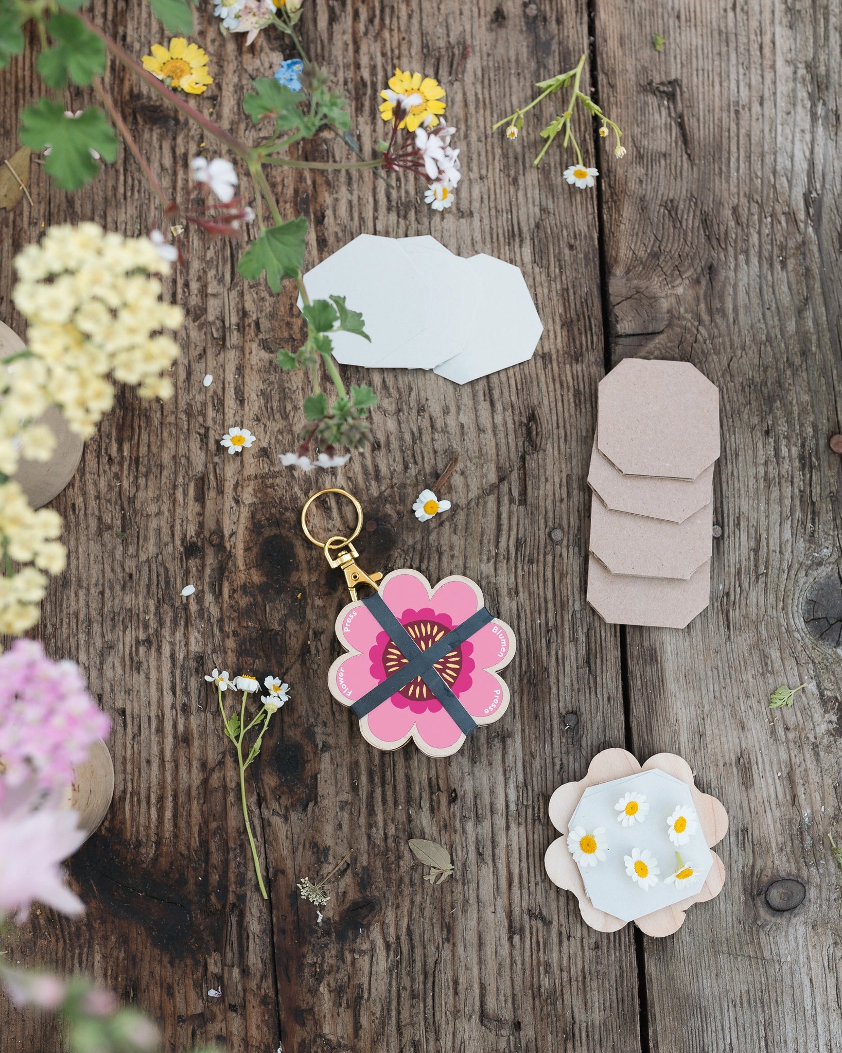 Studio Wald - Key Ring Flower Press