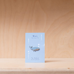 Tom Hardwick Enamel Pin - Whale