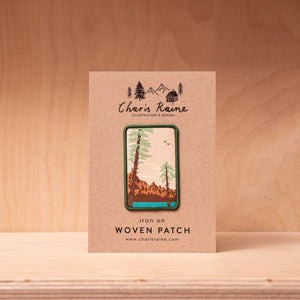 Charis Raine Pine Mountains Iron On Patch