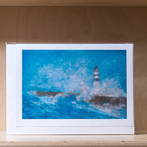 Rosemary Abrahams - Lighthouse - Greetings Card