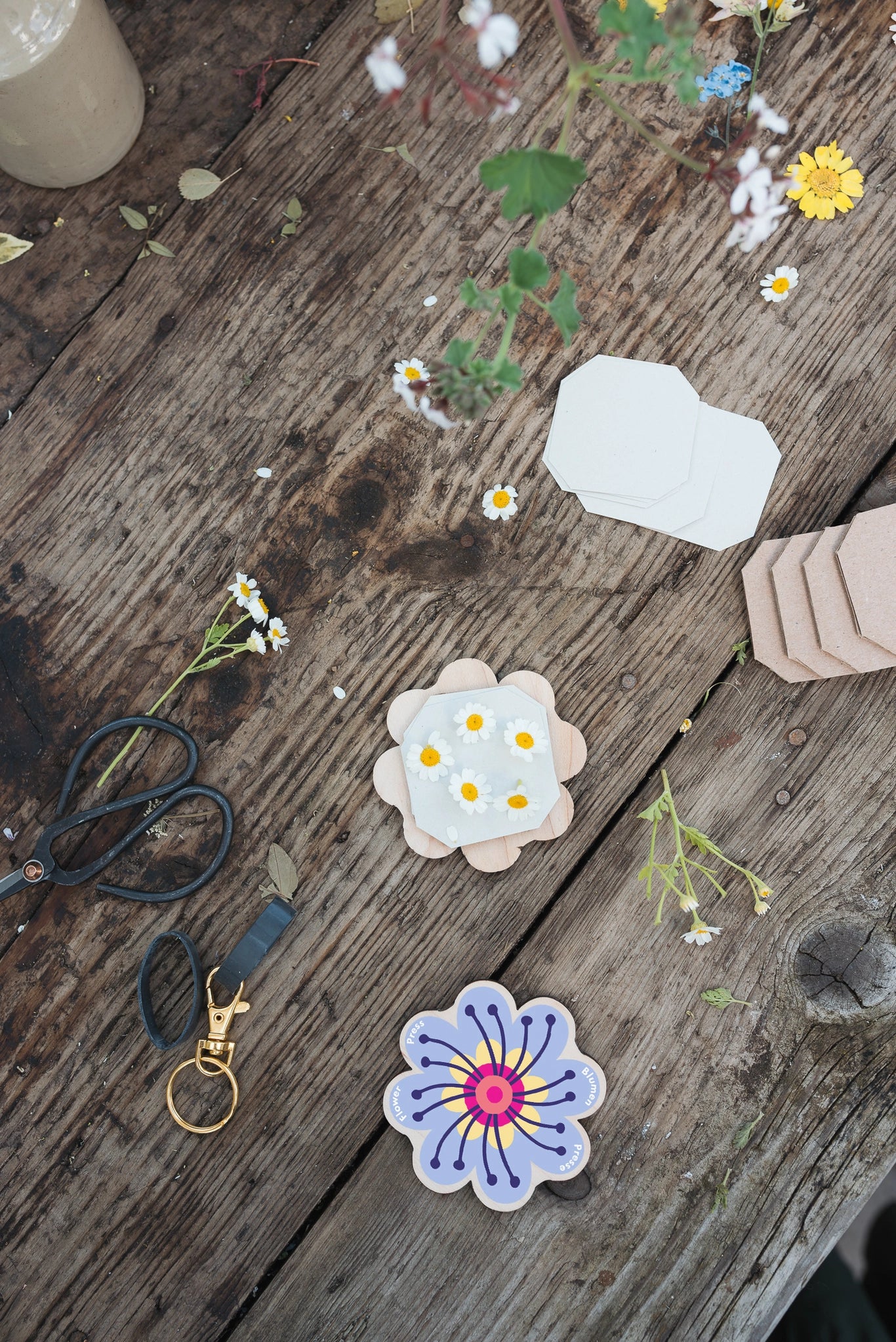 Studio Wald - Key Ring Flower Press
