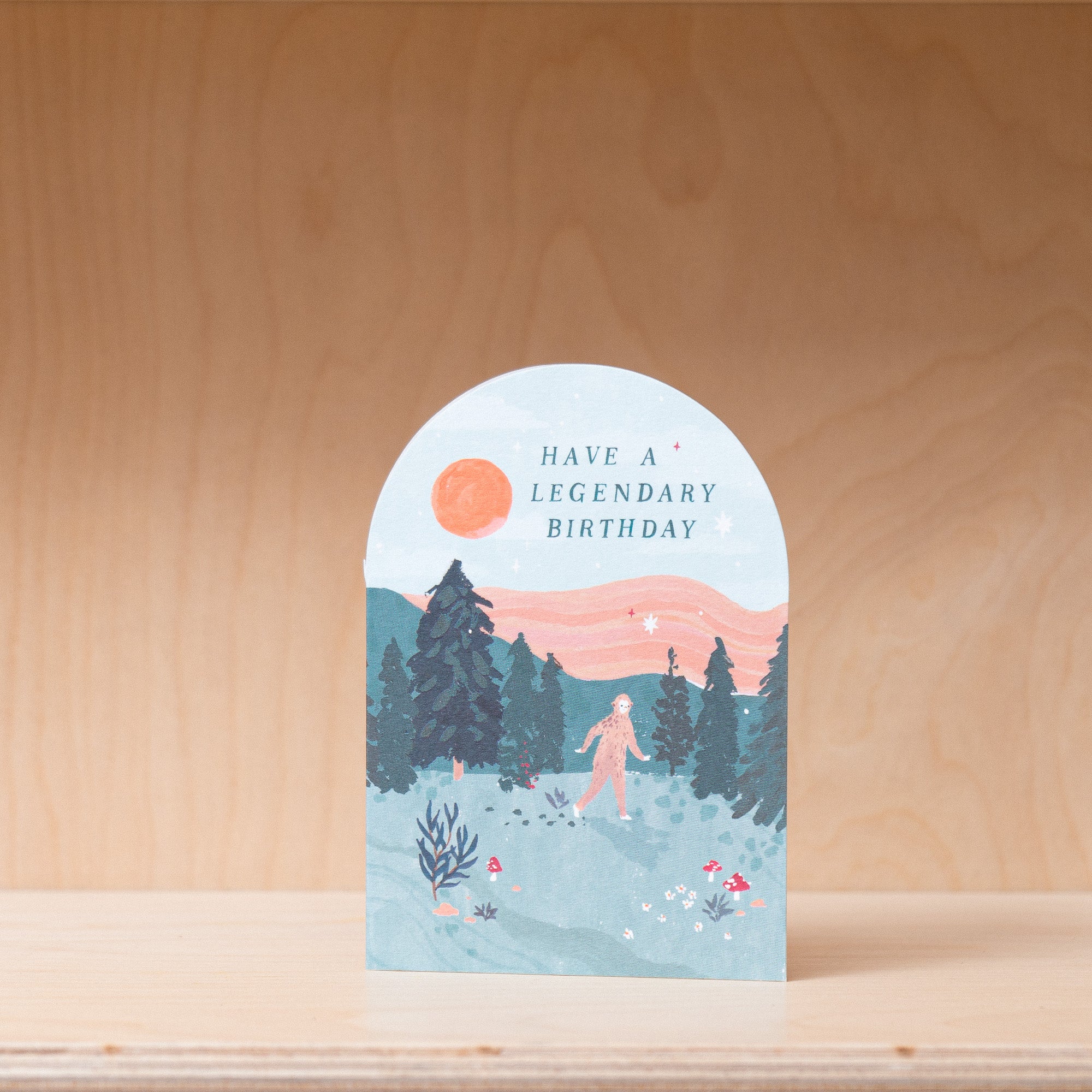 Sister Paper Co. Legend Bigfoot Birthday Card