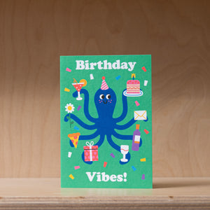 Studio Boketto - Greetings Card - Birthday Vibes