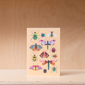 Brie Harrison Insects - Greetings Card