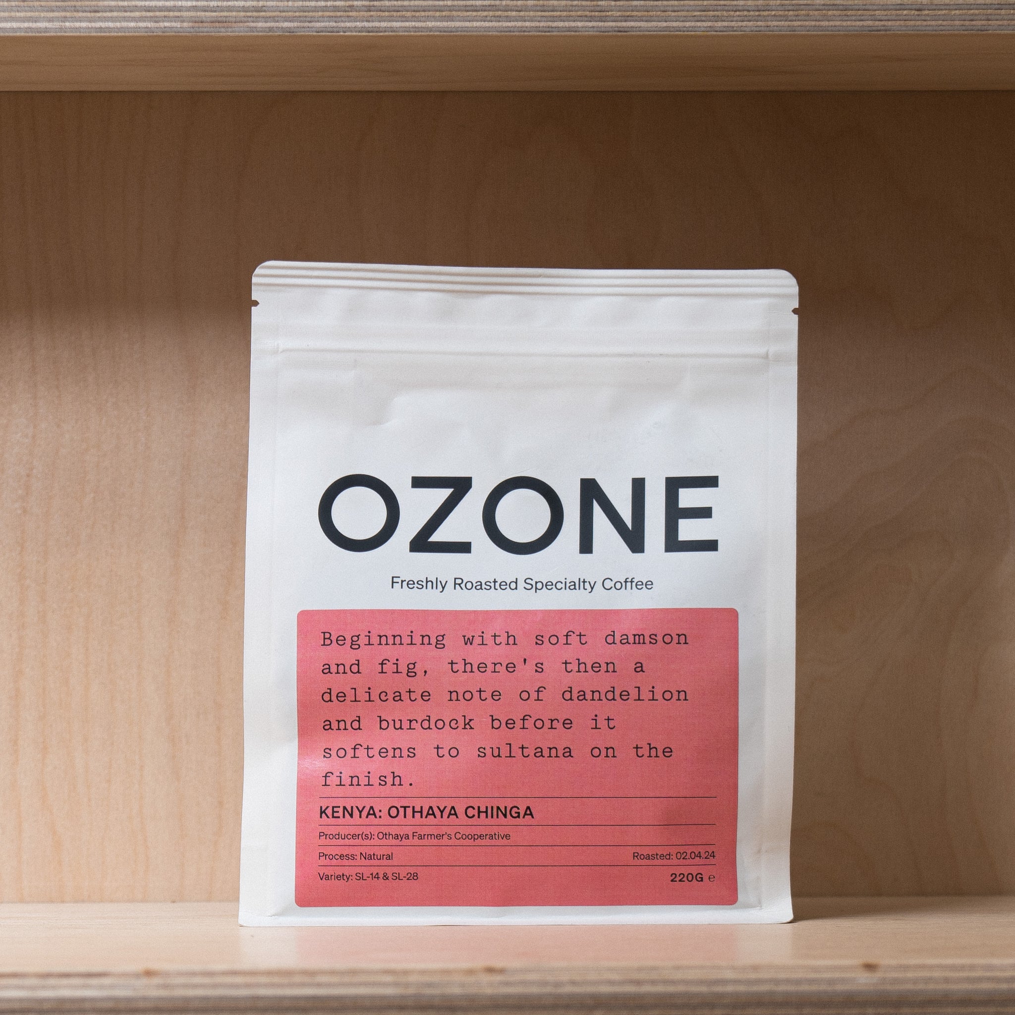 Ozone KENYA: OTHAYA- Whole bean 220g