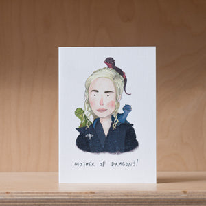 Mother of Dragons - Mother's Day Greetings Card