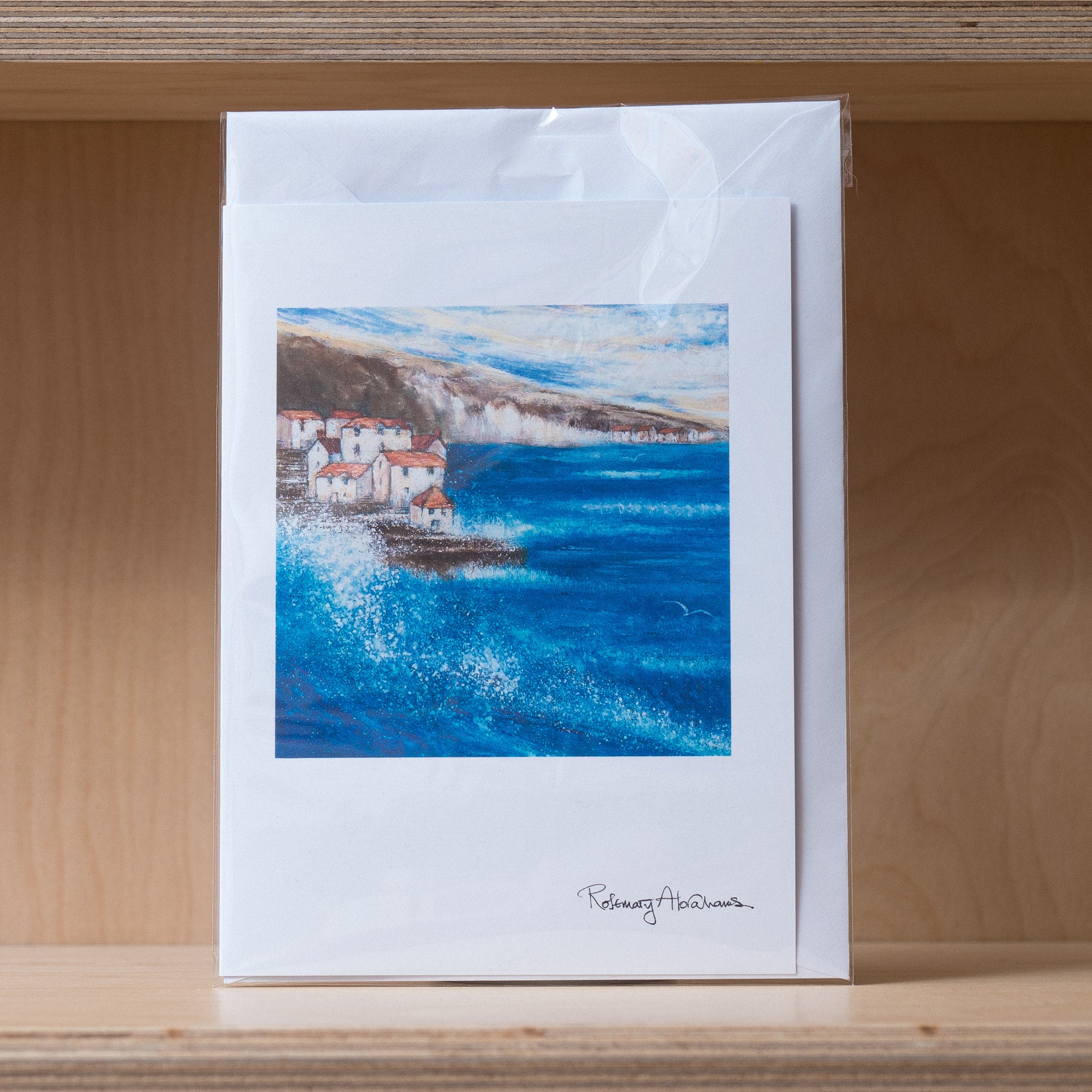 Rosemary Abrahams - Staithes - Greetings Card