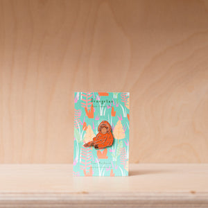 Tom Hardwick Enamel Pin - Orangutan