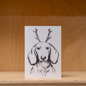 Lauren Cherice - Dachshund Christmas Card