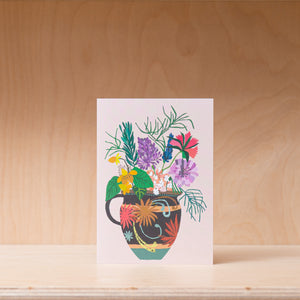 Brie Harrison Gardener's Vase- Greetings Card