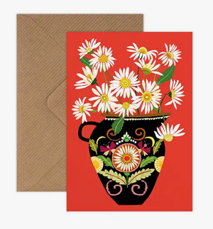 Brie Harrison Daisies - Greetings Card