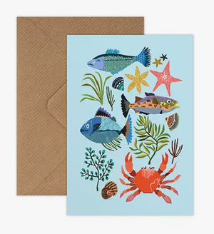 Brie Harrison Seaside - Greetings Card