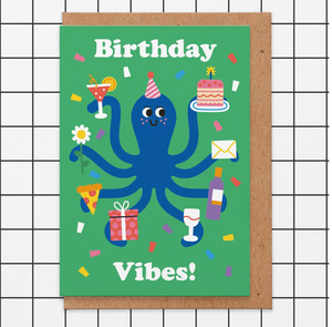 Studio Boketto - Greetings Card - Birthday Vibes