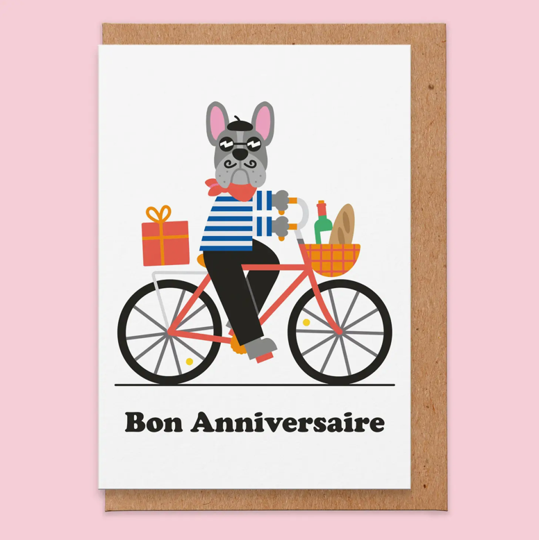 Studio Boketto - Greetings Card - Bon Anniversaire