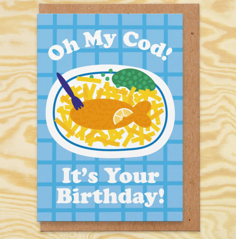 Studio Boketto - Greetings Card - Oh My Cod