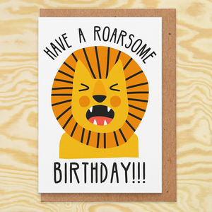 Studio Boketto - Greetings Card - Roarsome Birthday