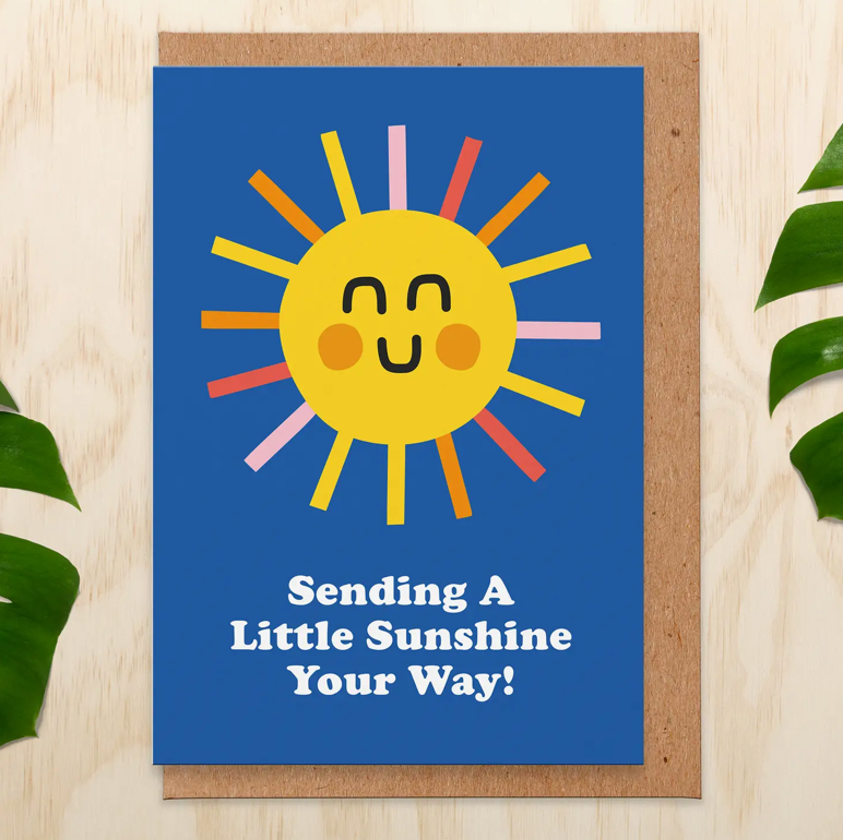 Studio Boketto - Greetings Card - Sending a Little Sunshine