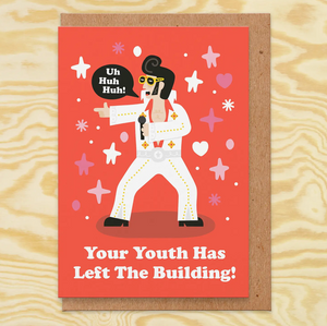 Studio Boketto - Greetings Card - Your Youth Has Left the Building