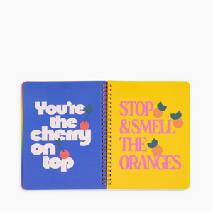 Ban.do Rough Draft Mini Notebook - Mid Century Stripe