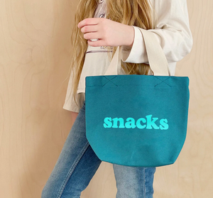 Alphabet Bags Little Canvas Bag - Snacks