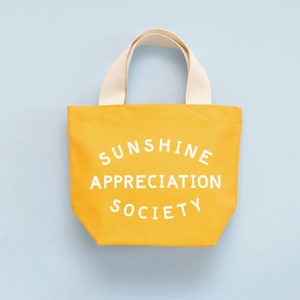 Alphabet Bags Little Canvas Bag - Sunshine Appreciation Society