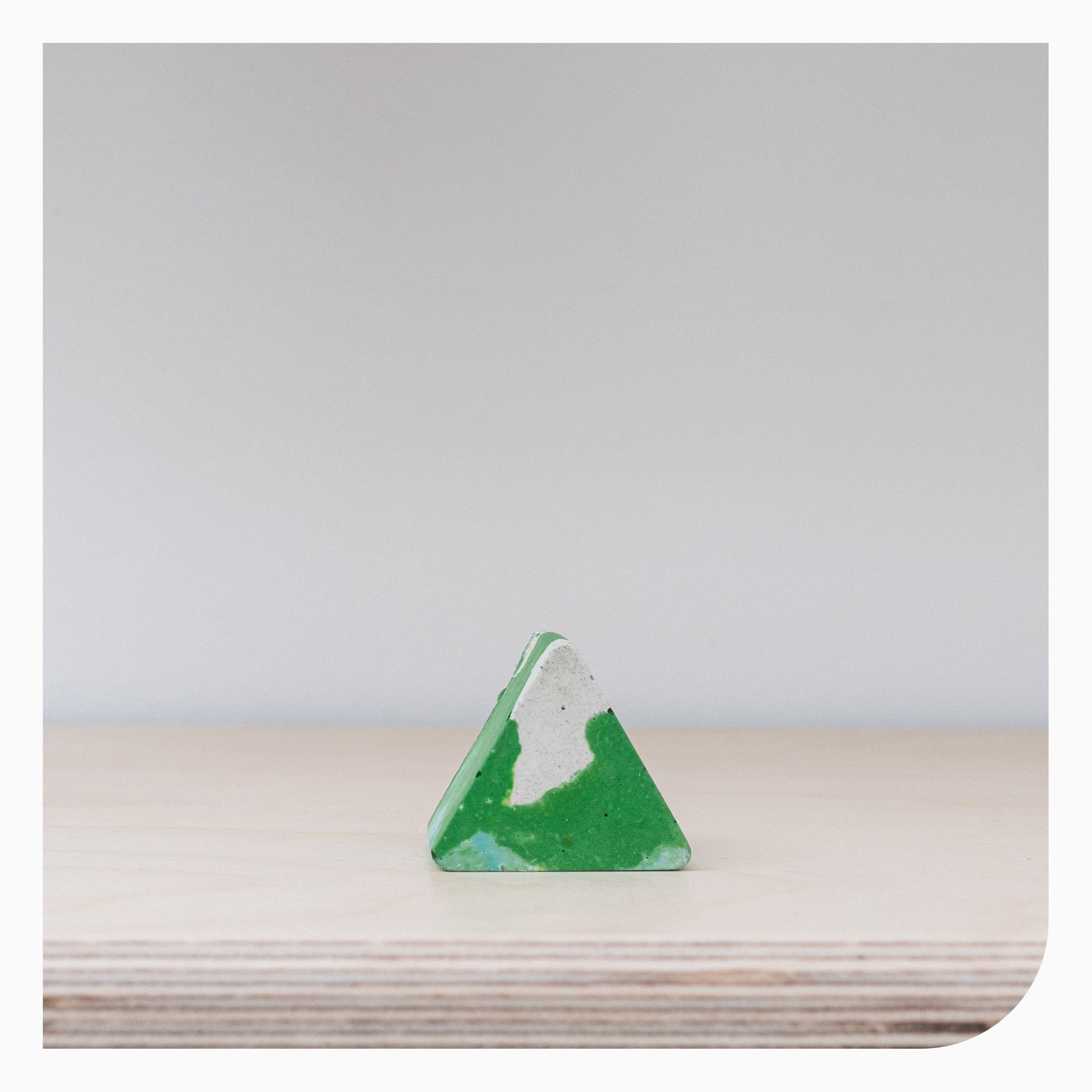 Studio Emma Drawer Pulls - Green Triangle