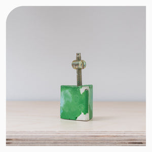 Studio Emma Drawer Pulls - Green Triangle