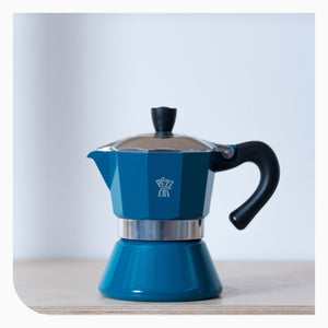 Pezzetti Bellexpress Moka Pot 3 Cup - Teal