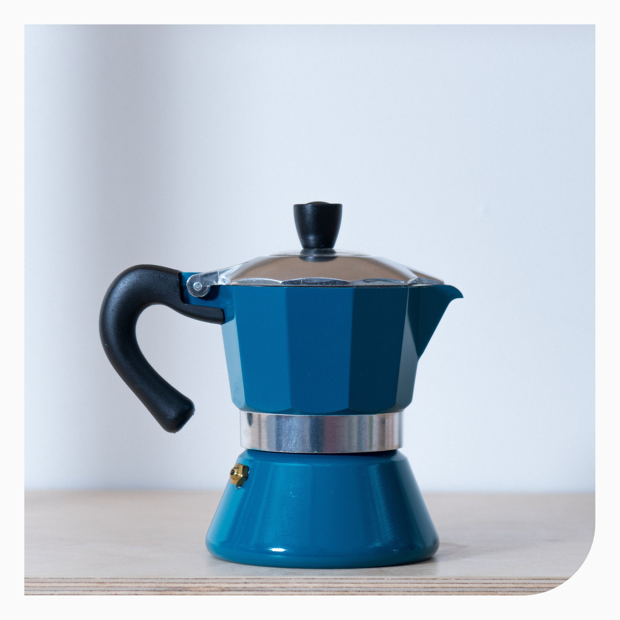 Pezzetti Bellexpress Moka Pot 3 Cup - Teal