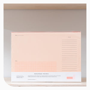 Before Breakfast Desktop Notepad - Pale Salmon