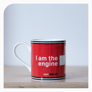 Handmade Cyclist Mug -  Fabian Cancellara  Quote