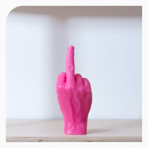 Candle Hand F*ck You Candle - Pink