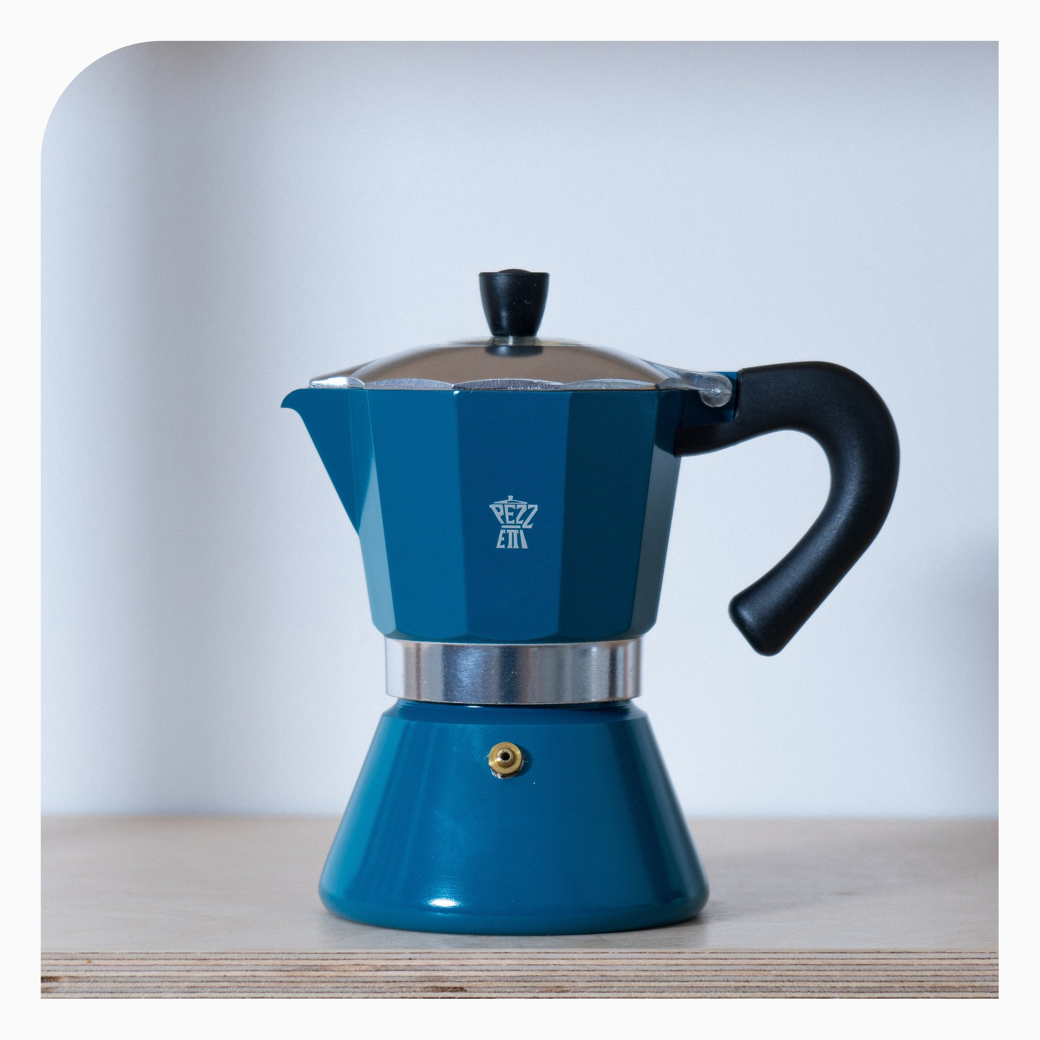 Pezzetti Bellexpress Moka Pot 6 Cup - Teal