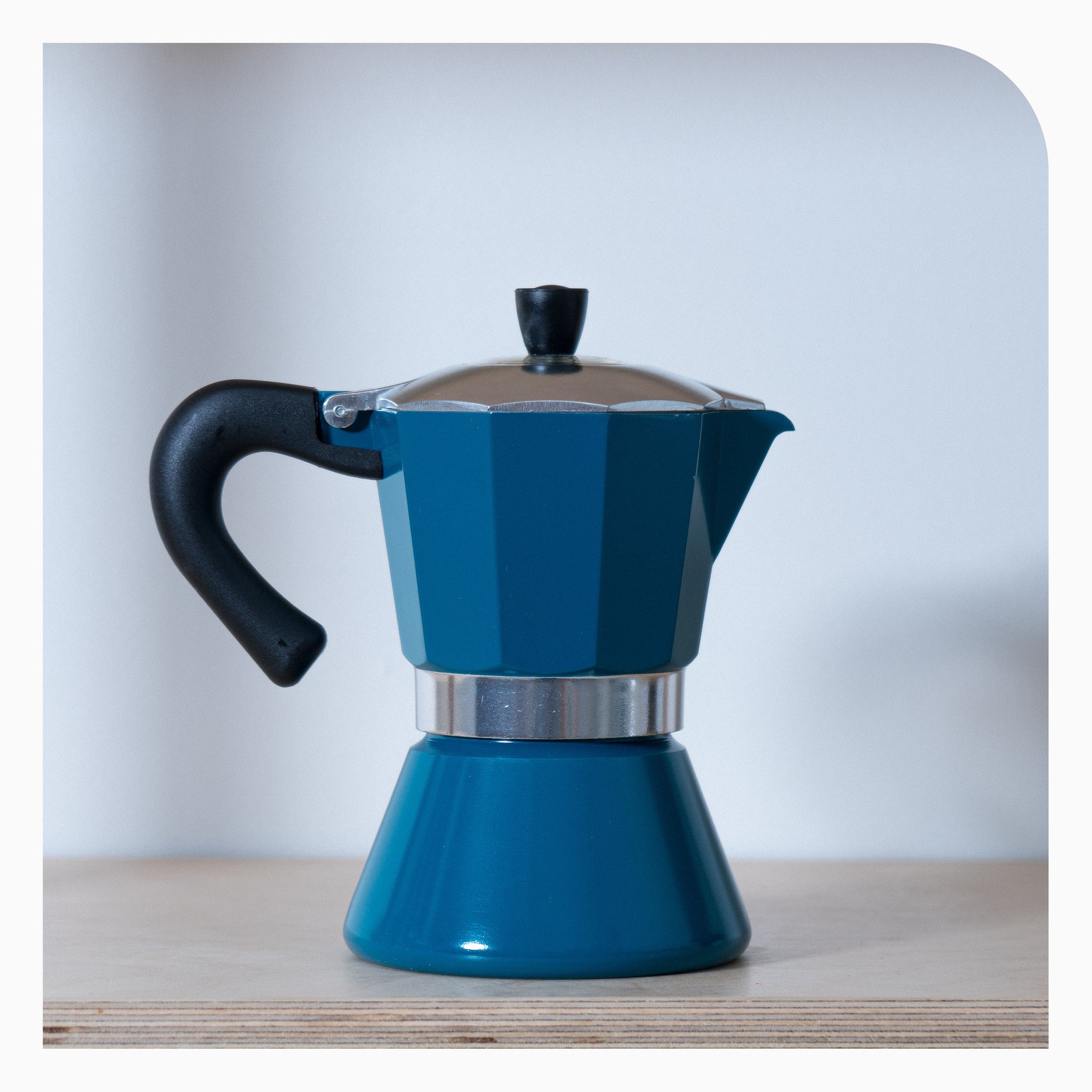 Pezzetti Bellexpress Moka Pot 6 Cup - Teal