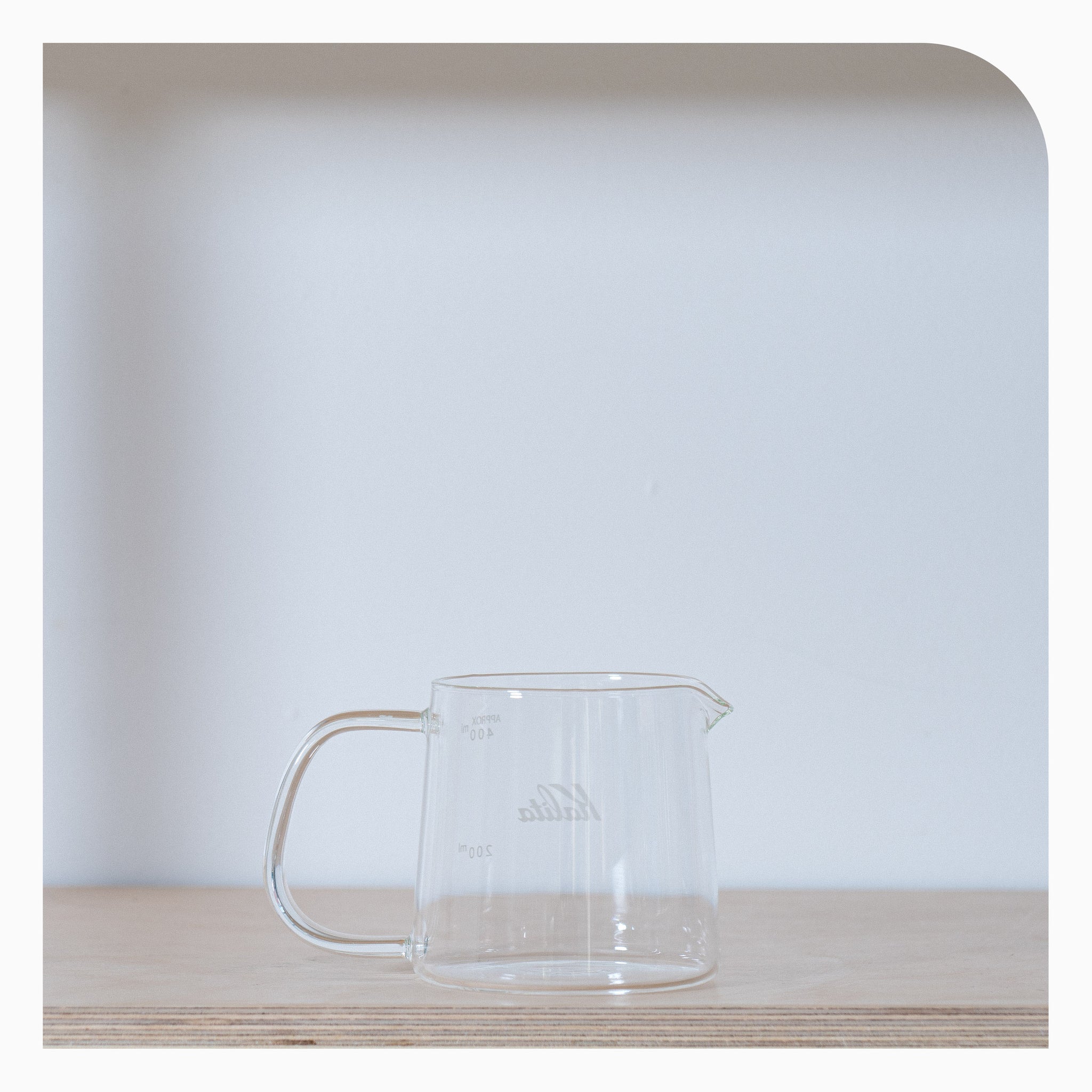 Kalita Jug Glass Server - Jug 400ml