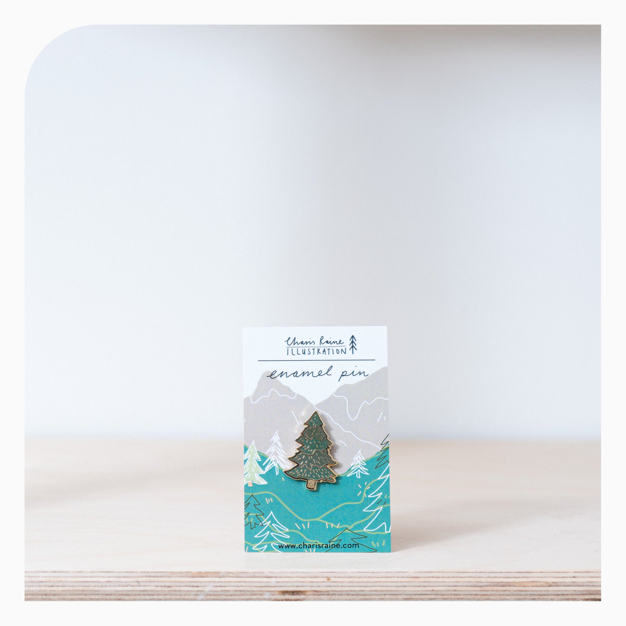 Charis Raine Enamel Pin - Pine Tree