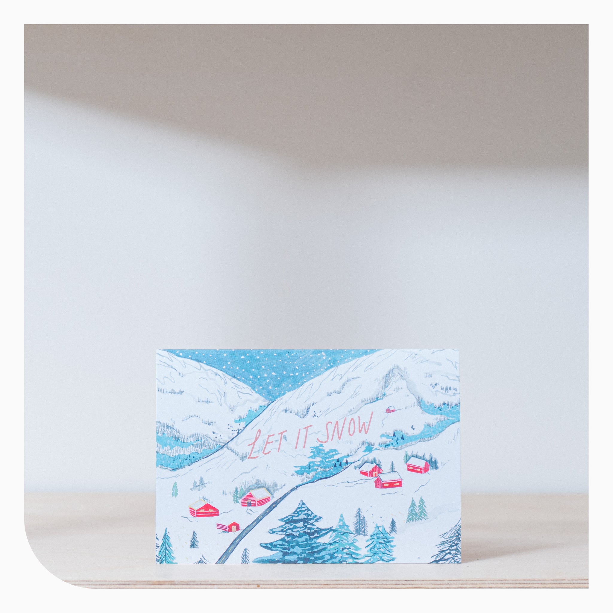 Charis Raine Greetings Card - Let It Snow