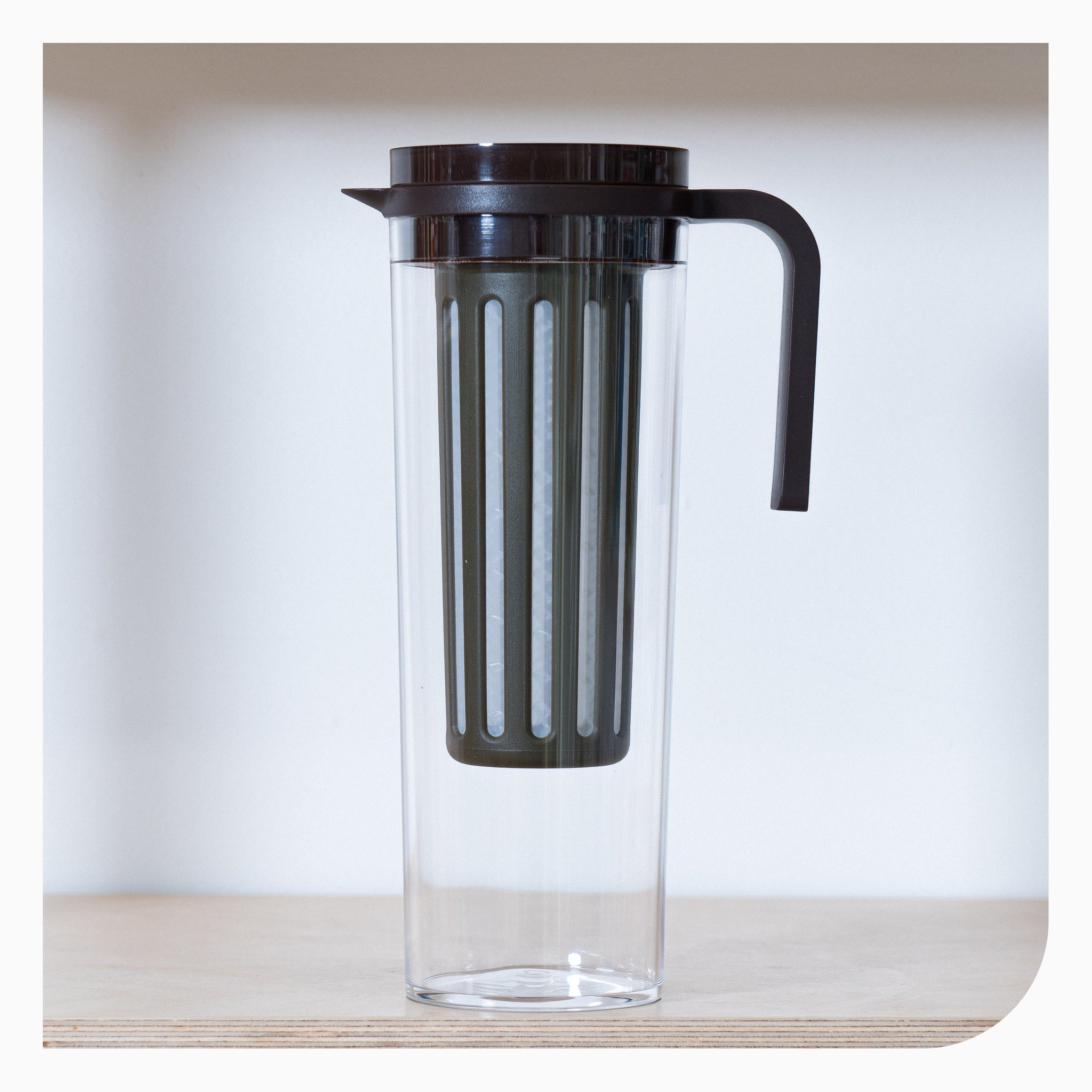 Kinto Plug Iced Coffee Jug 1.2L - Brown