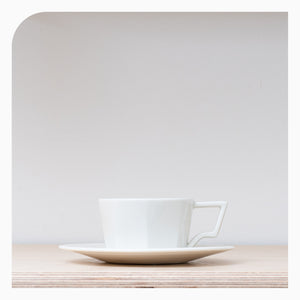 Kinto SCS White Espresso Cup & Saucer