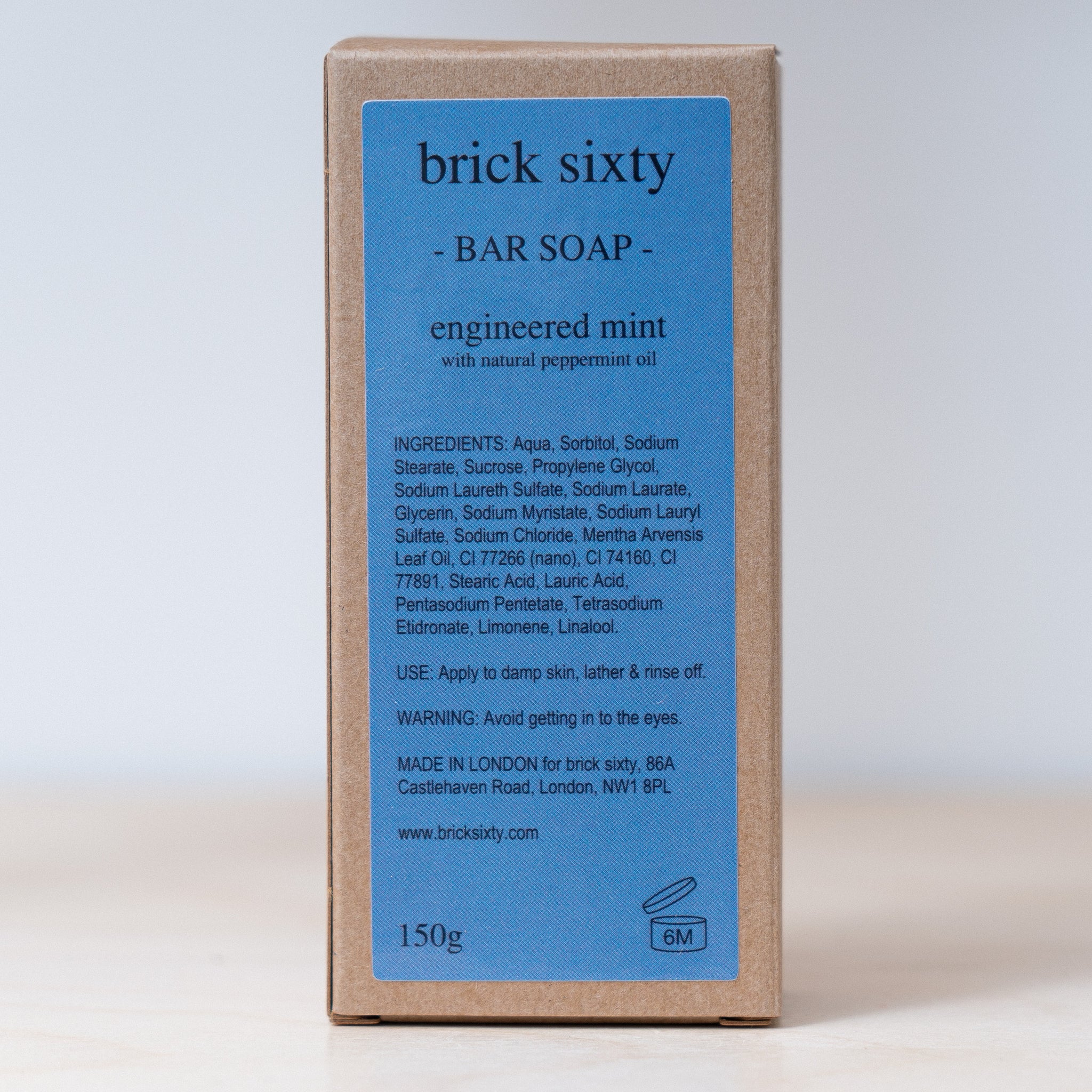 Brick Sixty London Soap - Engineered Mint