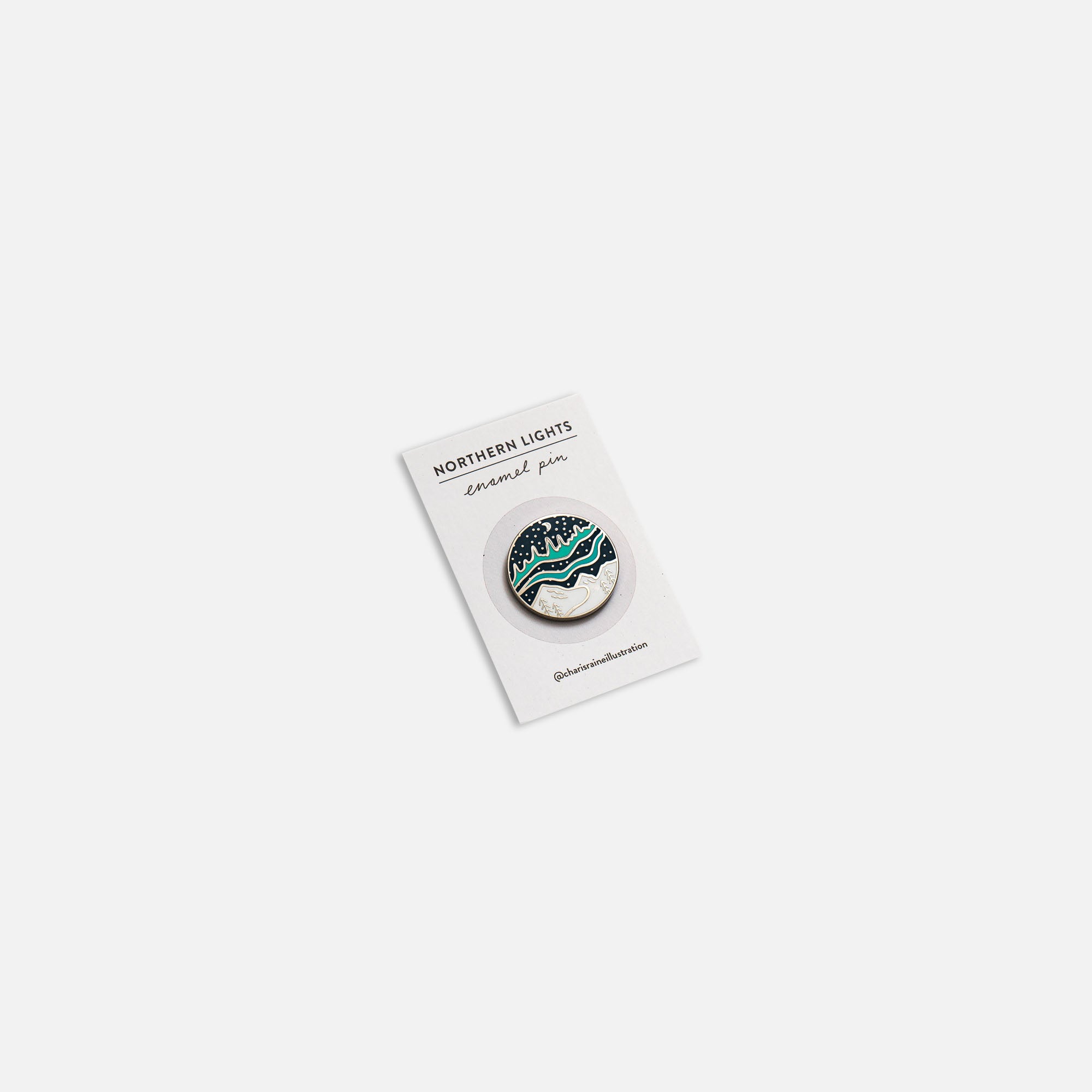 Charis Raine Enamel Pin Badge - Northern Lights