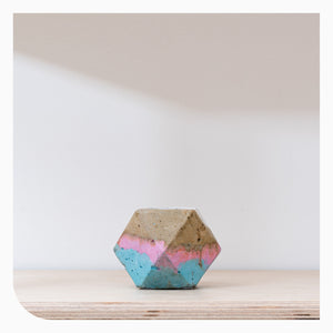 Studio Emma Geometric Tea Light Holder - Icecream