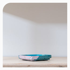 Studio Emma Square Tray - Blush Ocean