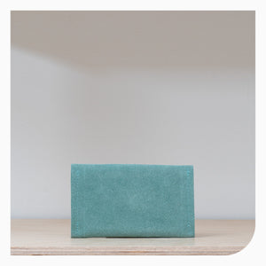 Studio Lowen Suede Card Holder - Mint