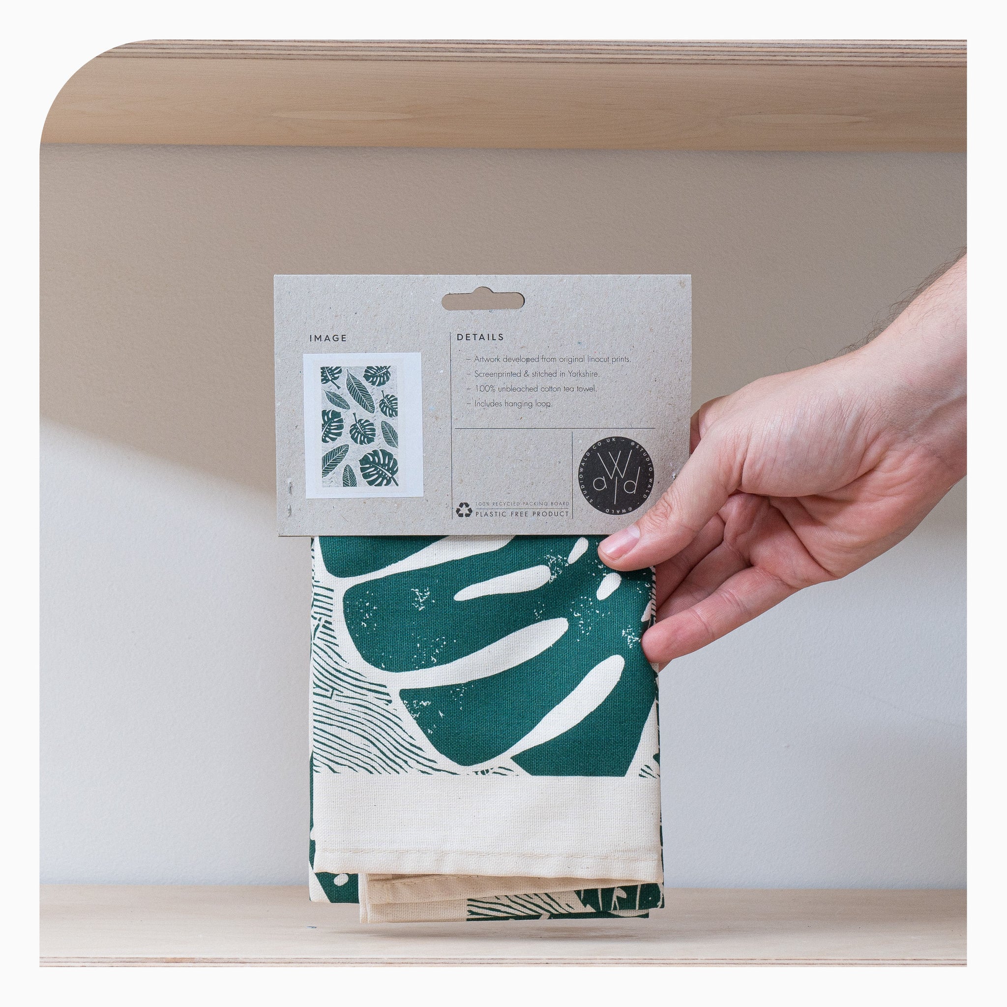 Studio Wald - Leaf Tea Towel