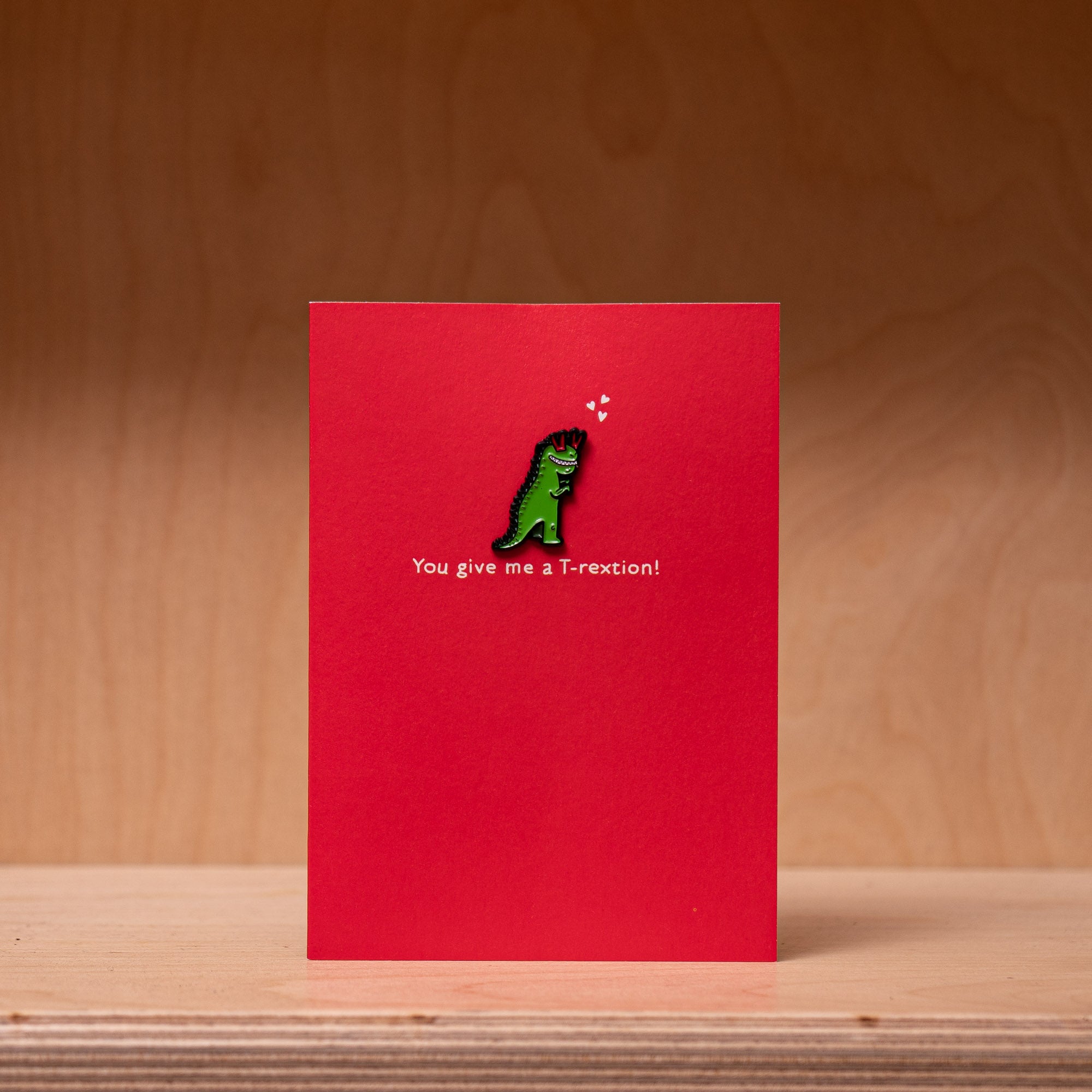 T-Rection Valentines Pin Card