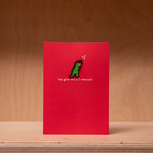 T-Rection Valentines Pin Card