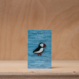 Tom Hardwick Enamel Pin - Puffin