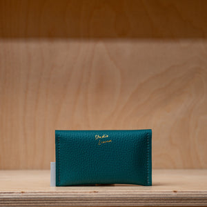 Studio Lowen Leather Card Holder - Teal