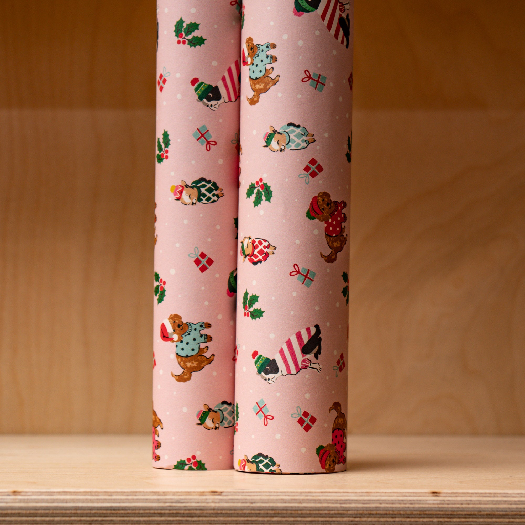 Ohh Deer 'Christmas Puppies' Giftwrap